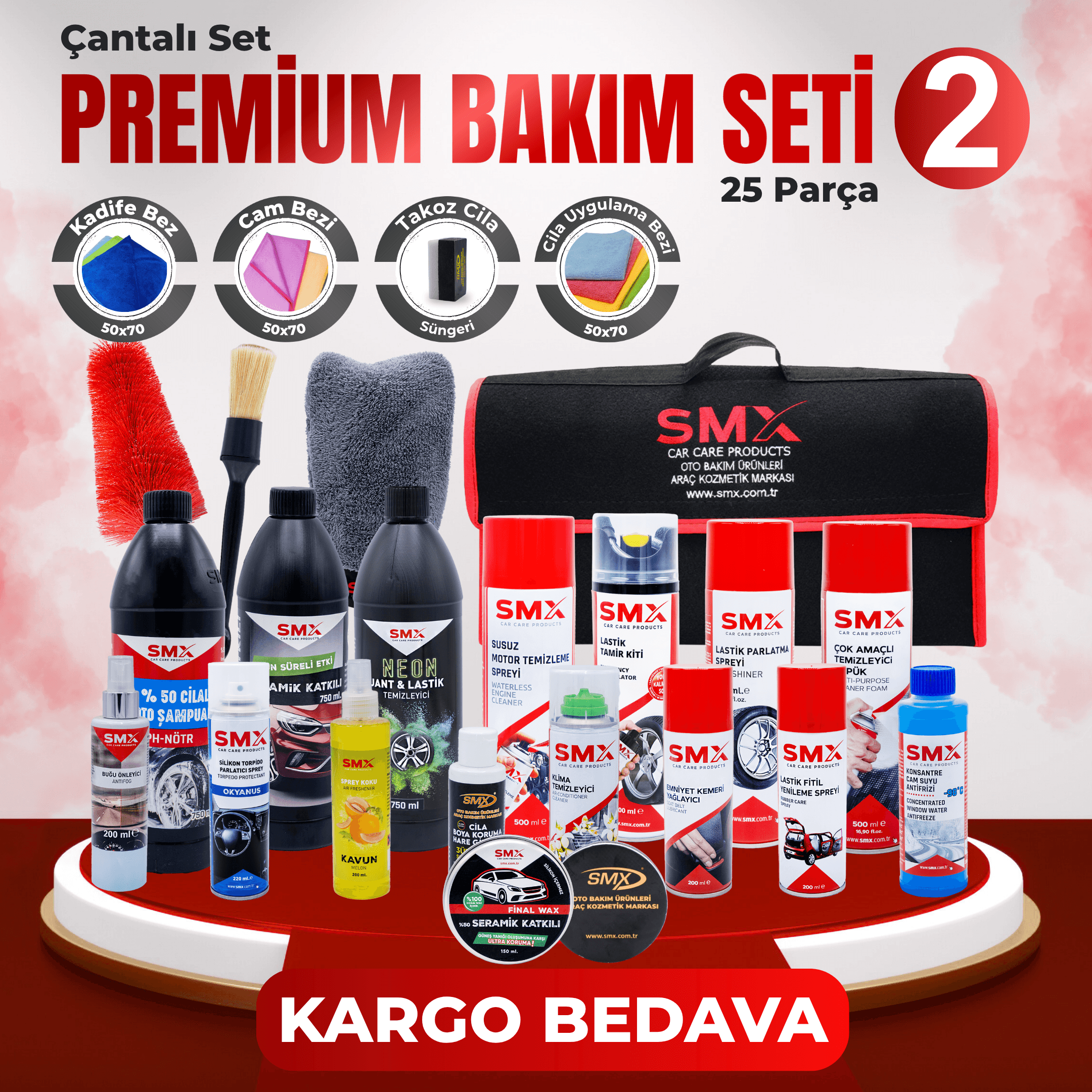 Premium Bakım Seti 2 (25 Parça Ürün)