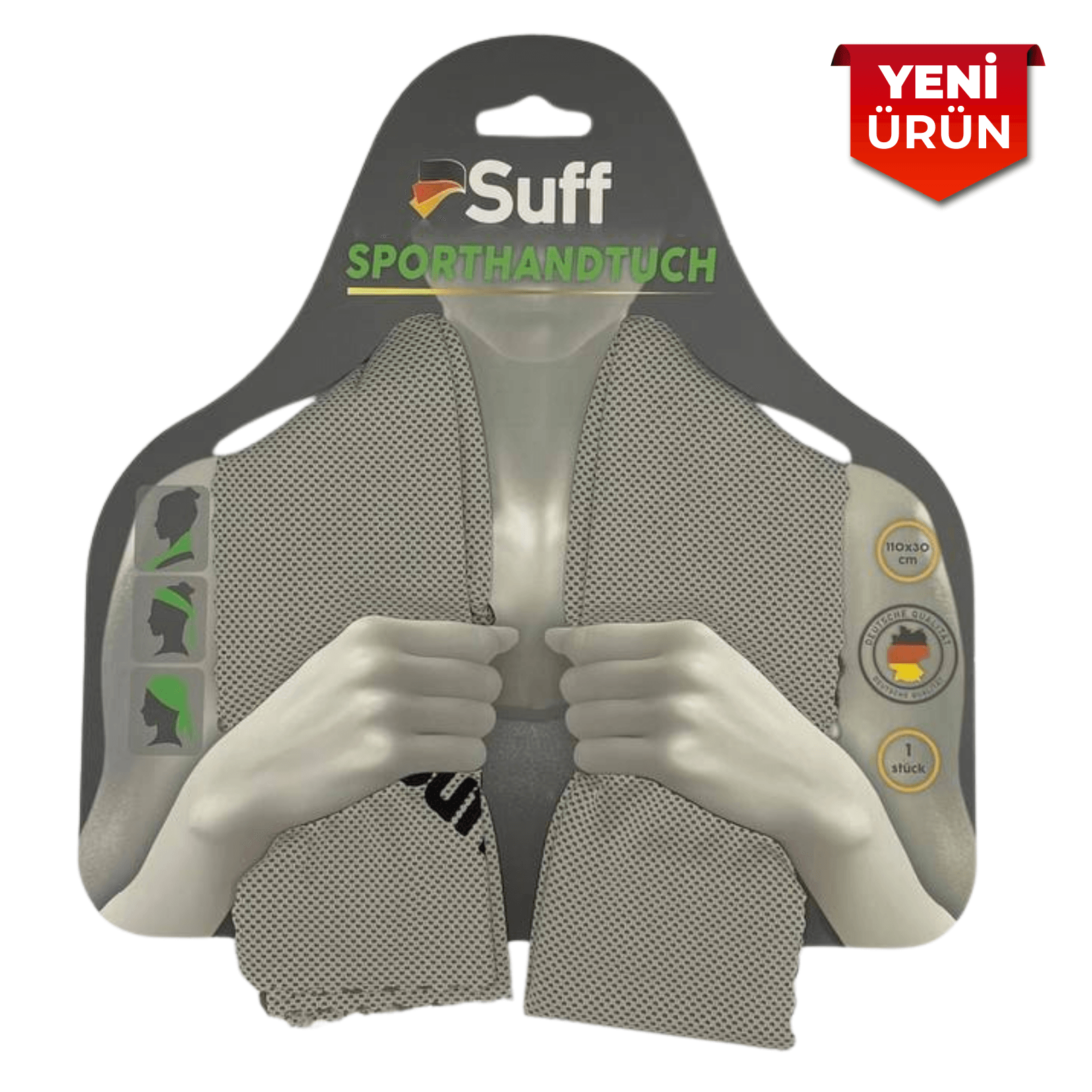 Suff Sporcu Soğutma Havlusu 110x30cm Süper Emici Şok Kuruma 5248
