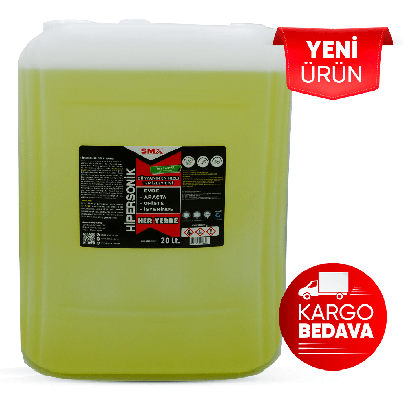 HİPERSONİK - Dünyanın En Hızlı Temizleyicisi 20 KG 