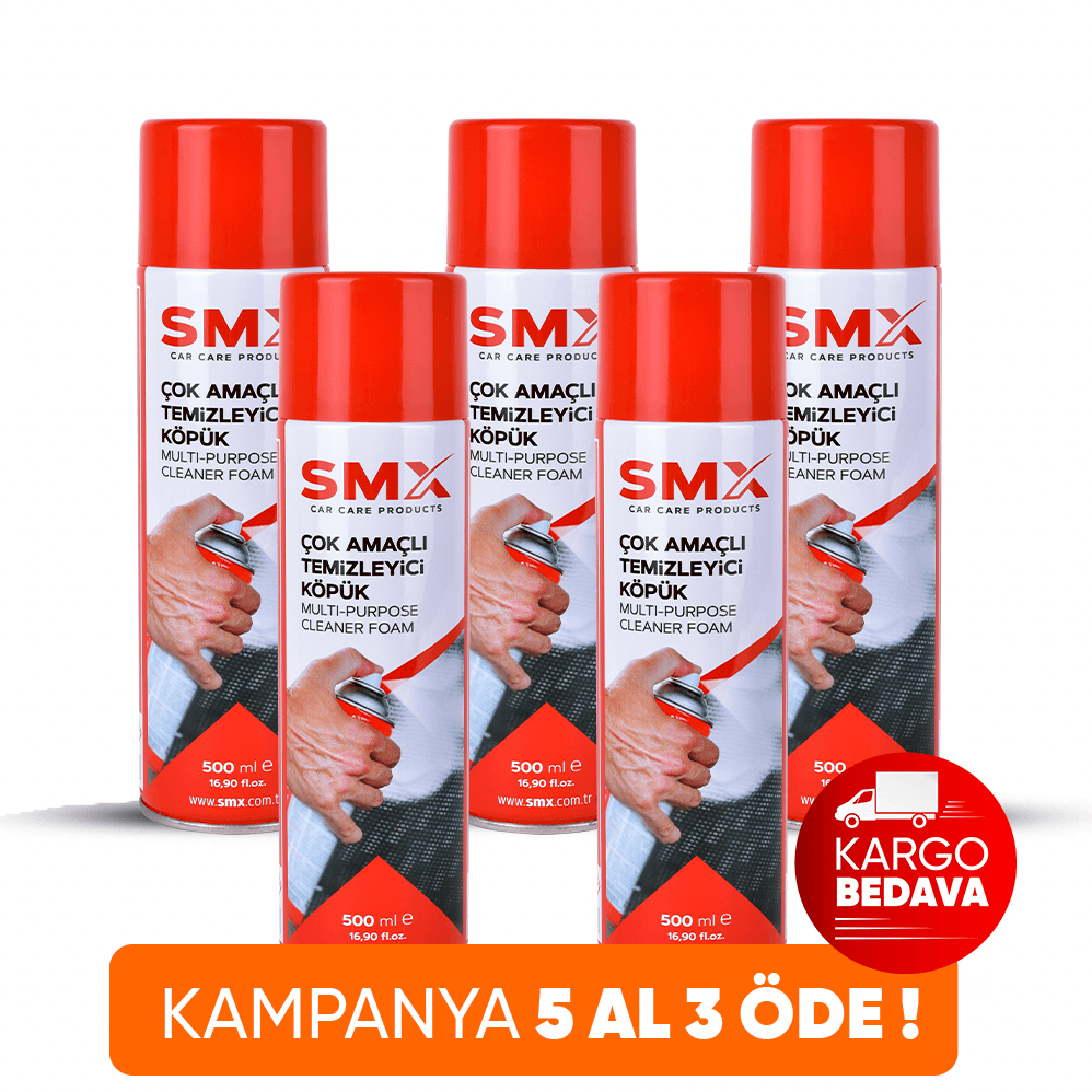 Çok Amaçlı Temizleyici Köpük 500 Ml  5 Adet 🎁 5 Adet Al, 3 Öde!