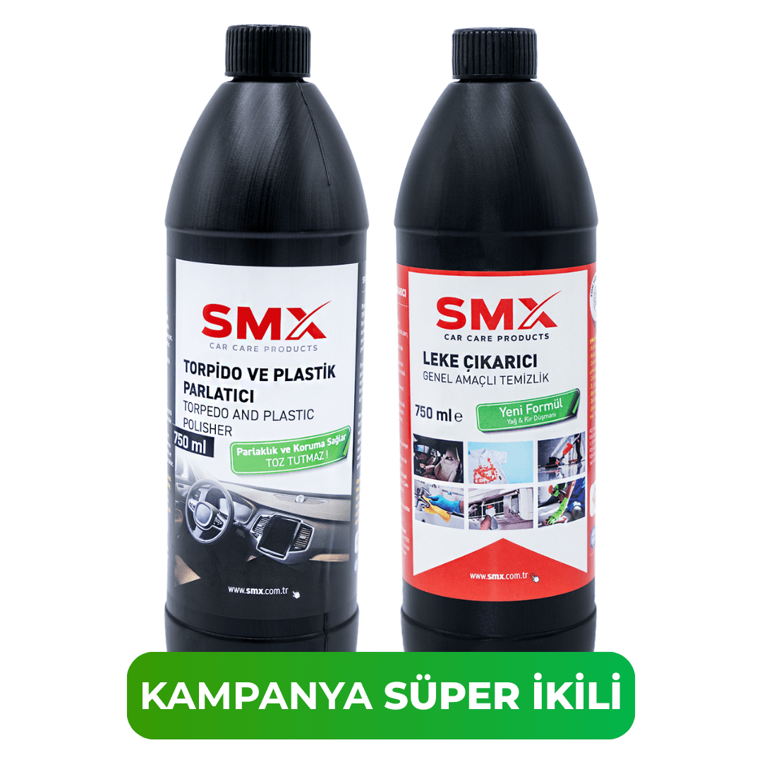 Leke Çıkarıcı /Genel Amaçlı Temizlik Ürünü 750ml +  Torpido ve Plastik Parlatıcı  750 ml.