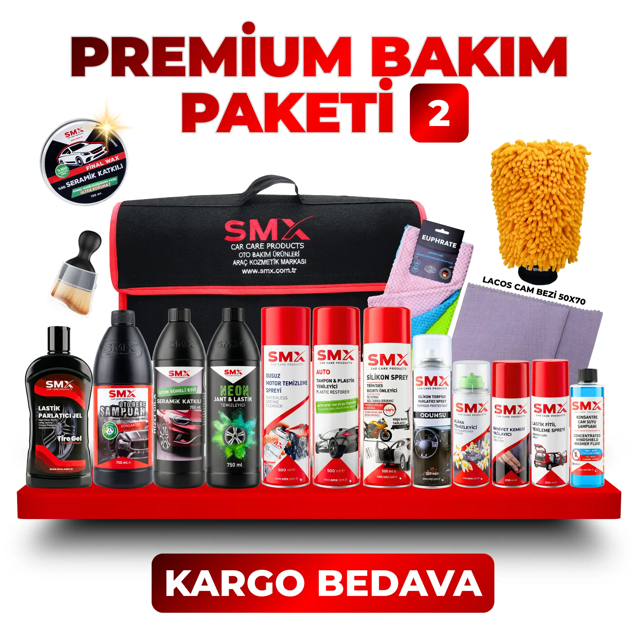 Premium Bakım Seti 2 🏆(18 Parça Ürün🔥)