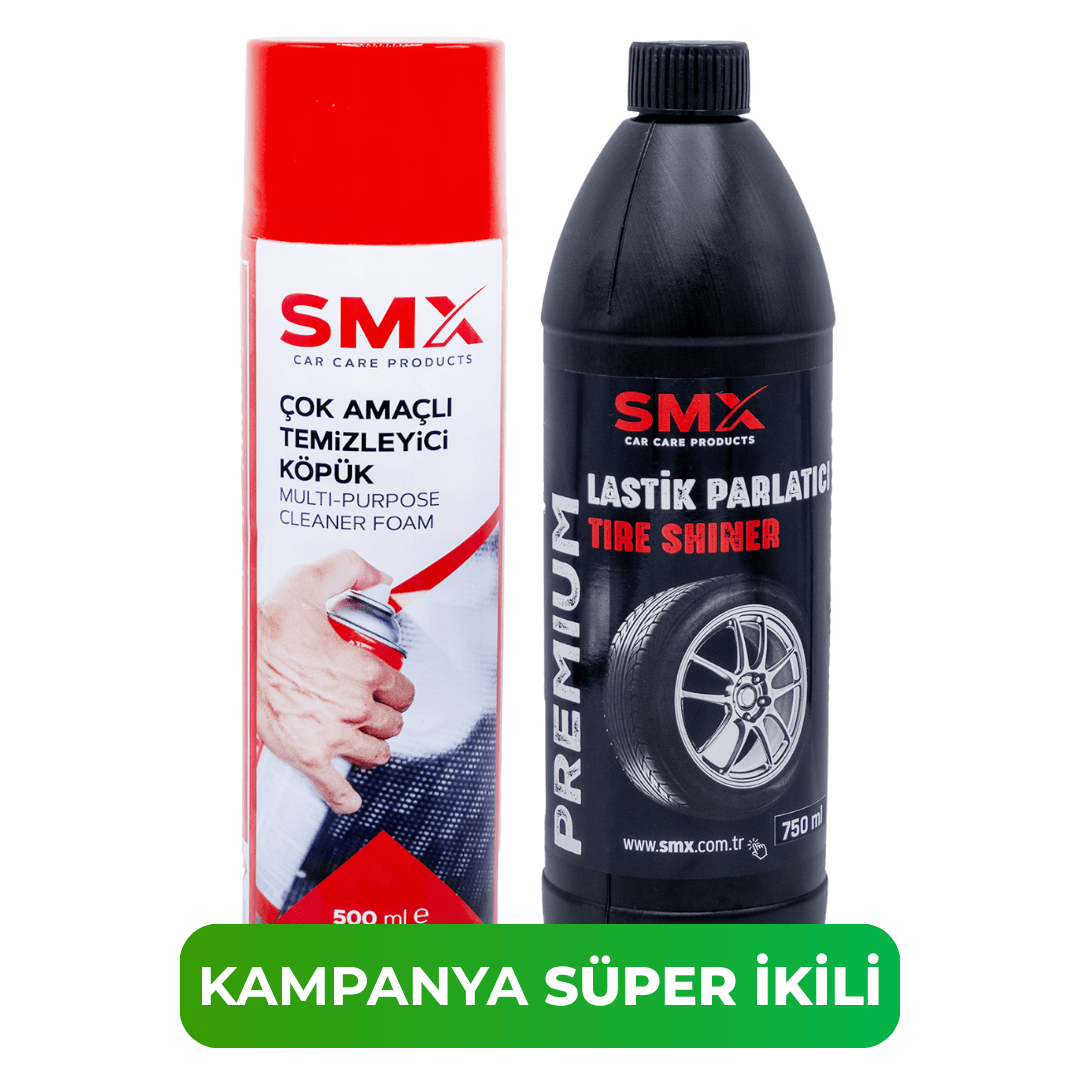 Çok Amaçlı Temizleyici Köpük 500 Ml+ Lastik Parlatıcı 750 ml
