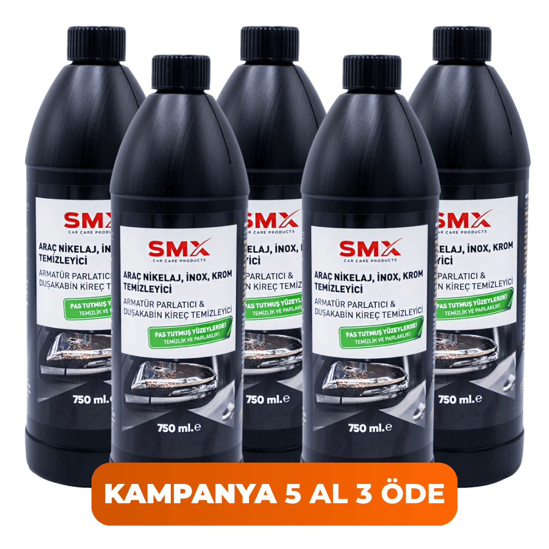 İnox Krom ve Nikelaj Temizleyici 750 ML 🎁 5 Al, 3 Öde!