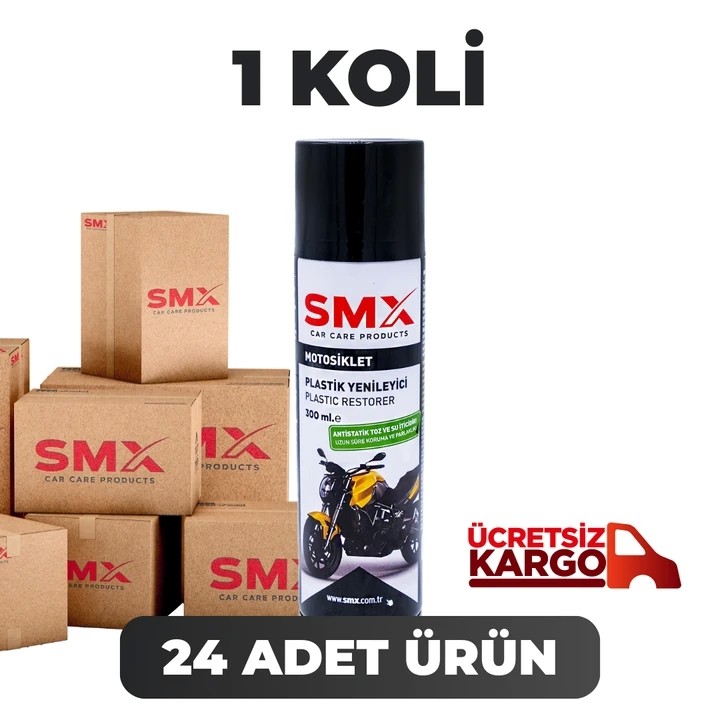 Motosiklet Plastik Yenileyici 300 mL. 24 Adet(1 Koli)