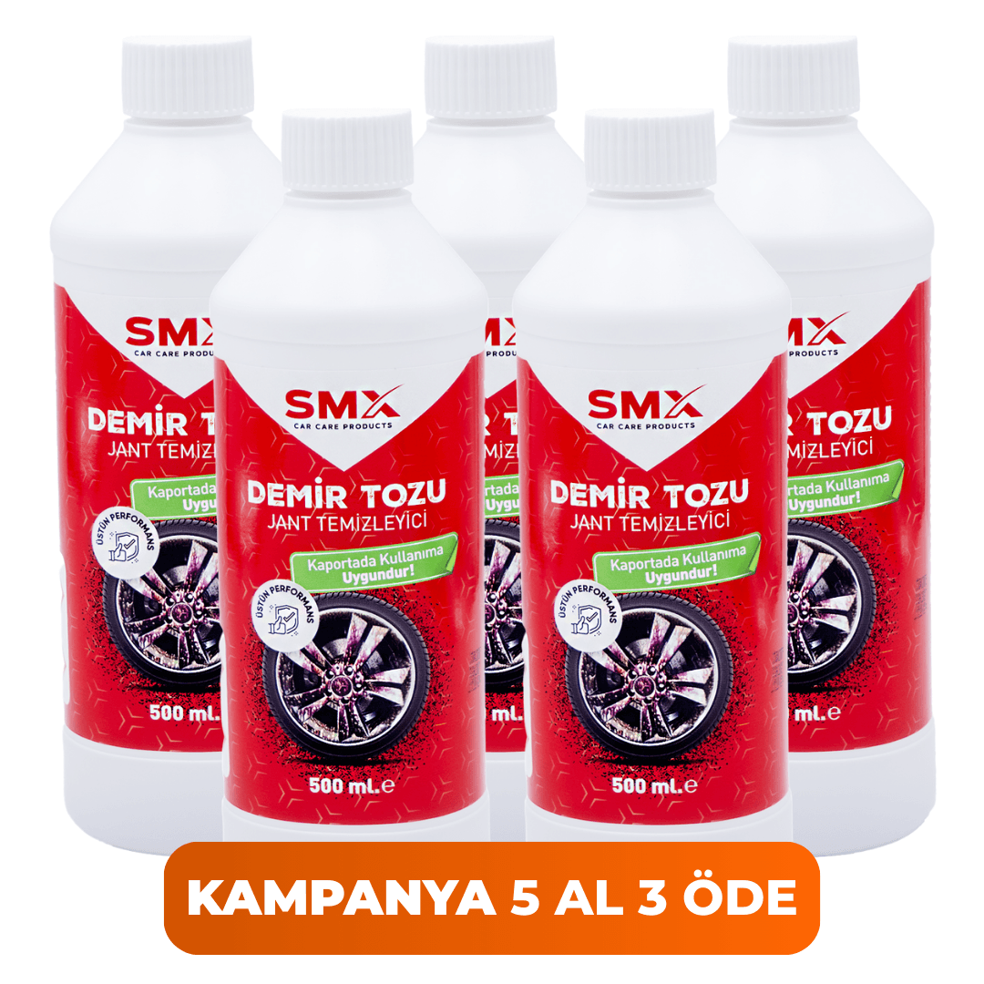 Demir Tozu & Jant Temizleyici 500 mL 5 Adet  🎁 5 Adet Al 3 Adet Öde!