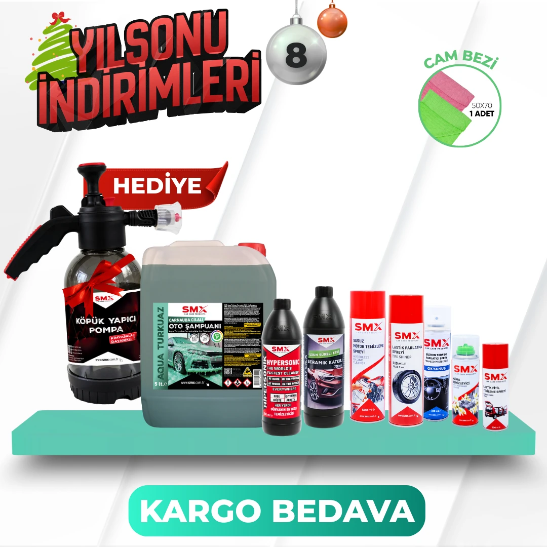 Yıl Sonu İndirim 8 🥳 Köpük Yapıcı Pompa 🎁 HEDİYE 🥶 (10 Parça 🧊)