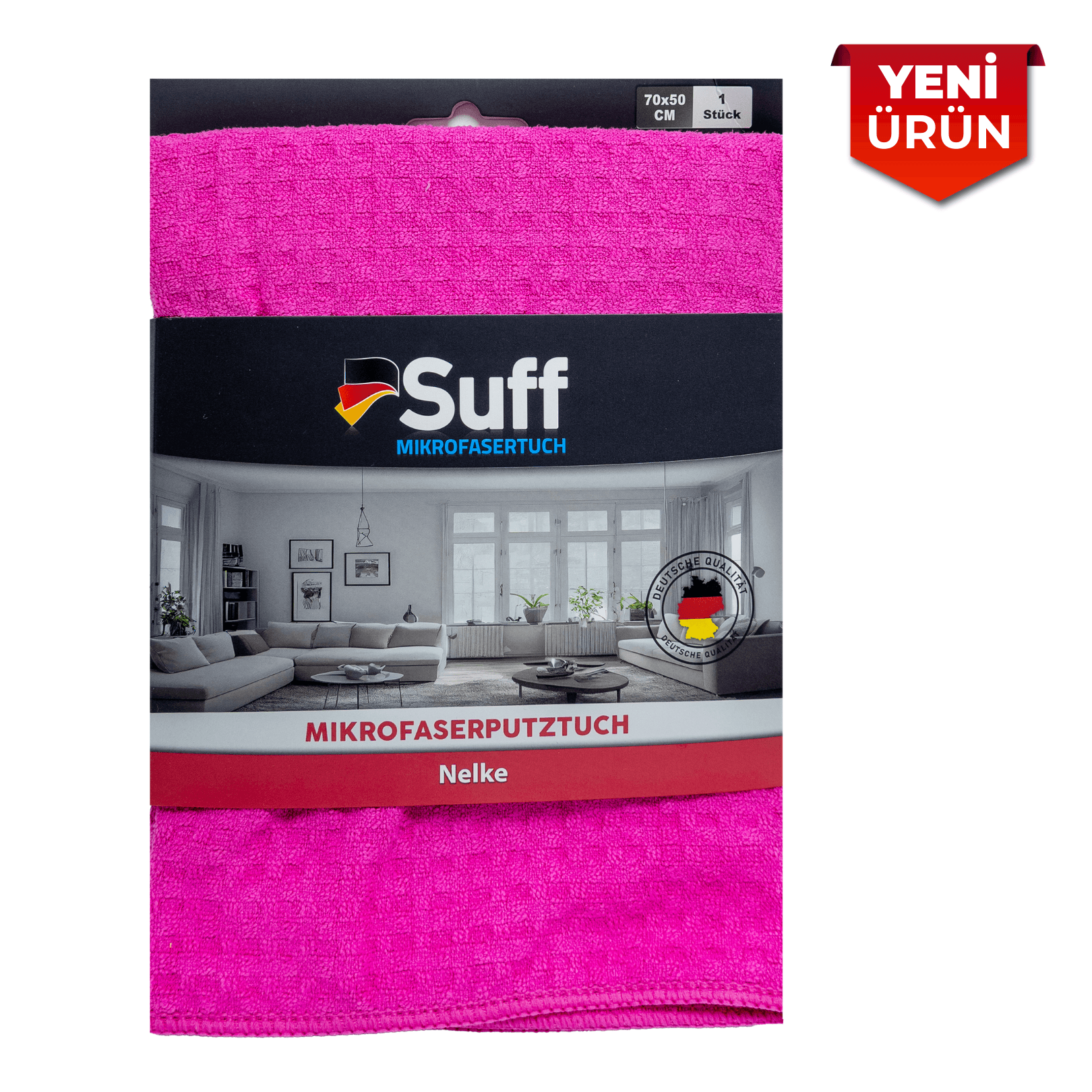 Suff Nelke Büyük Kareli Genel Temizlik Bezi 70x50 1820 