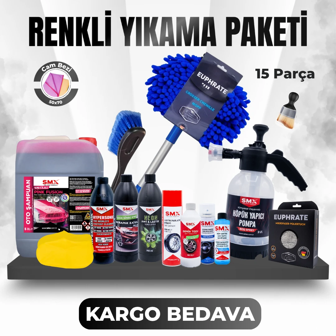 Renkli Yıkama Paketi 🌈 (15 Parça Ürün🔥)