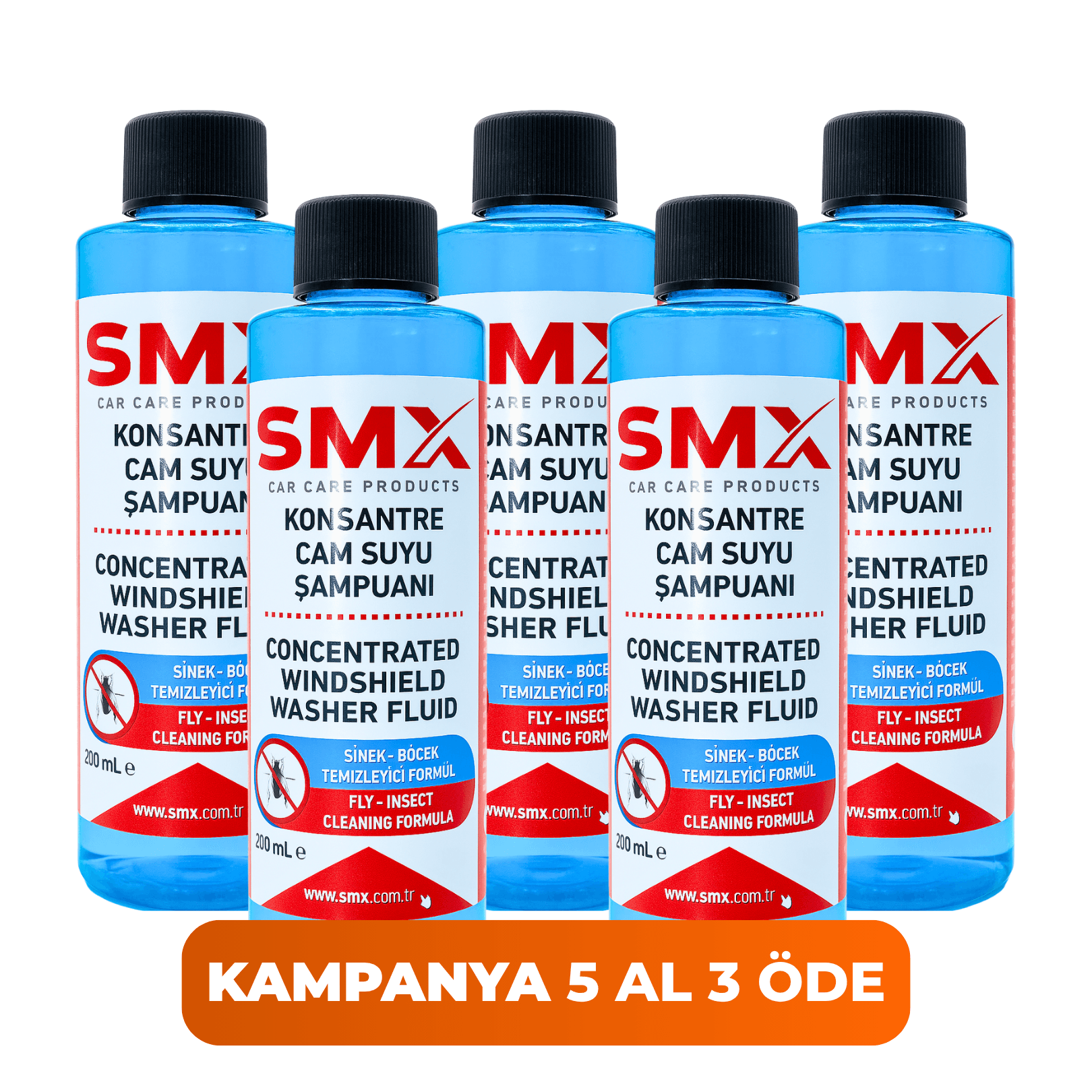Cam Suyu Konsantre Yazlık 200 ML 5 Adet 