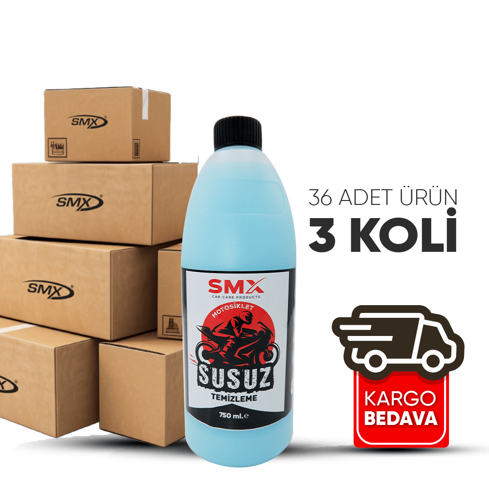 Motosiklet Susuz Temizleme 750 ml 3 Koli 36 Adet