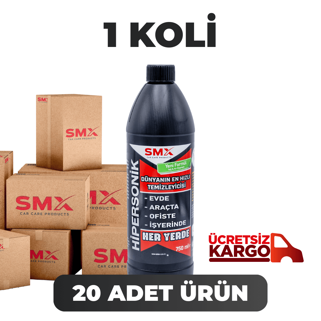 HİPERSONİK - Dünyanın En Hızlı Temizleyicisi 750 ml 20 Adet (1 Koli)