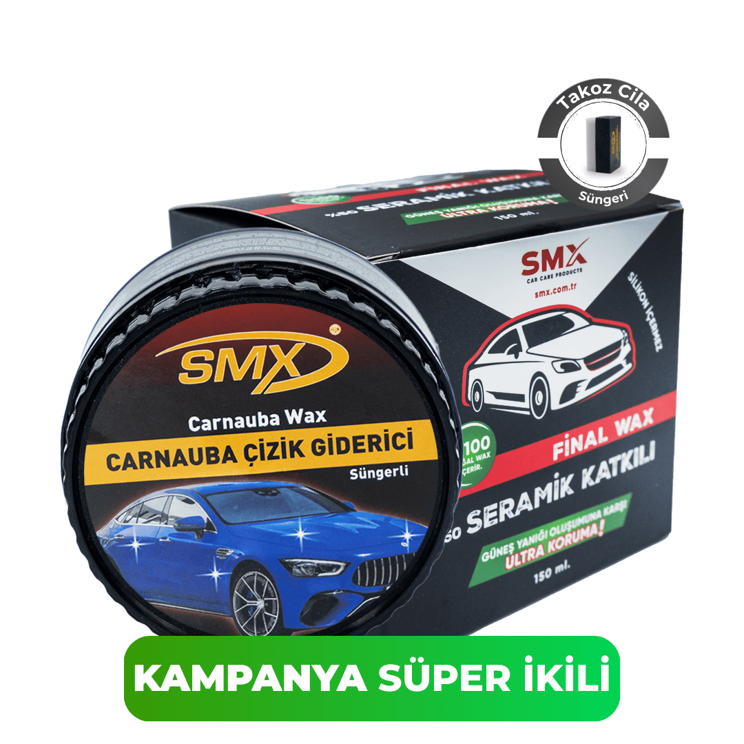 Çizik Giderici 270gr, Final Wax 150ml + Hediye Takoz Cila Süngeri