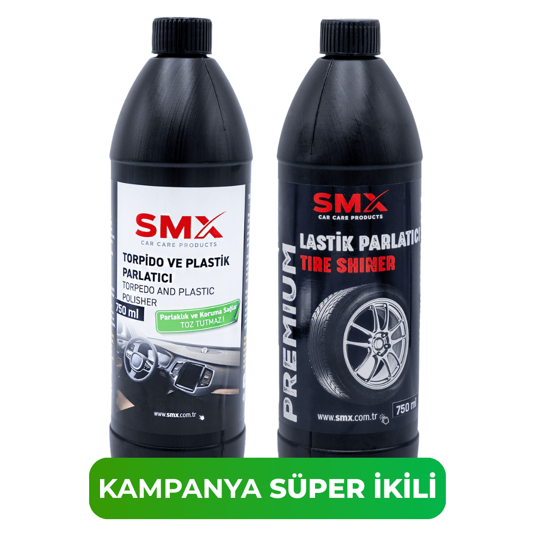 Torpido ve Plastik Parlatıcı 750 ml.+ Lastik Parlatıcı 750 ml