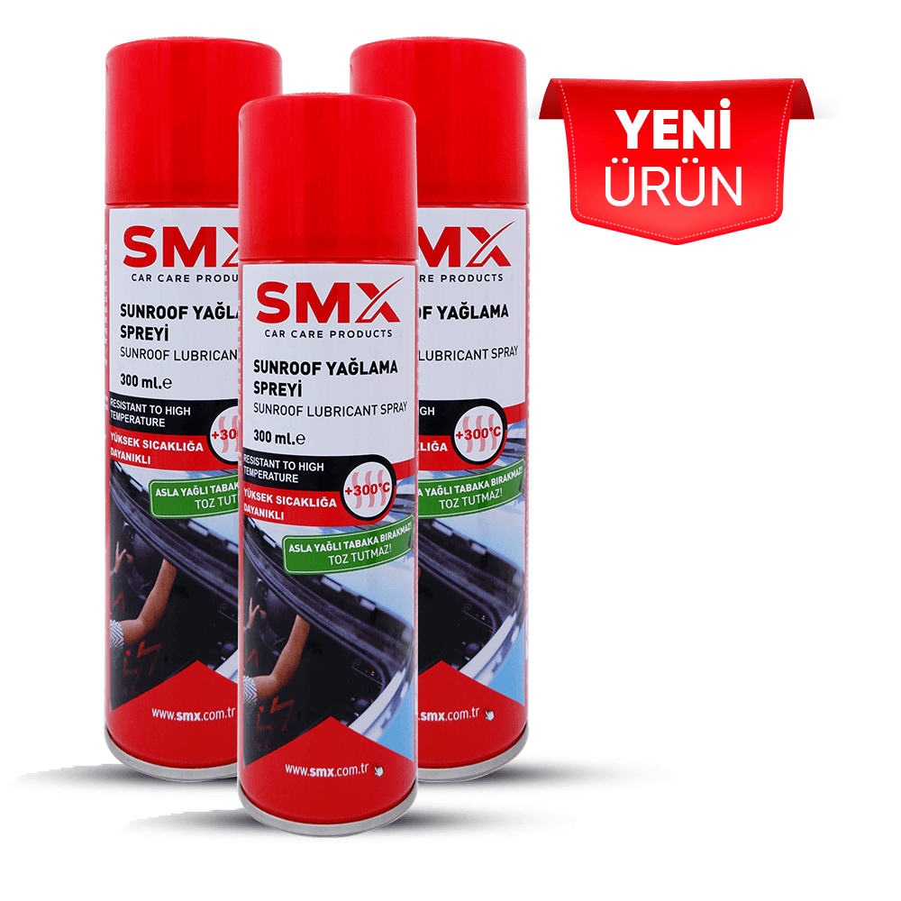 Sunroof Yağlama Spreyi 300 mL. 3 Adet