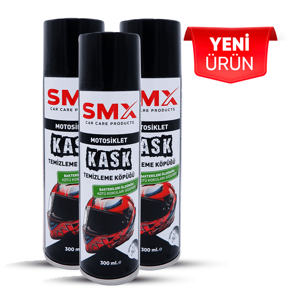 Motosiklet Kask Temizleme Köpüğü 300 mL. 3 Adet