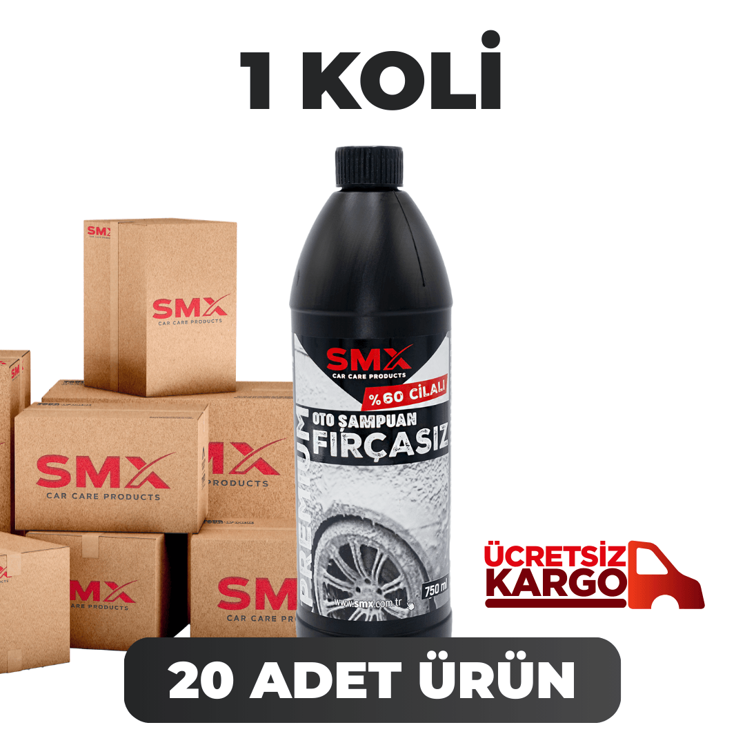 Premium %60 Cilalı Fırçasız Oto Şampuanı 750 ml  20 Adet 1 Koli
