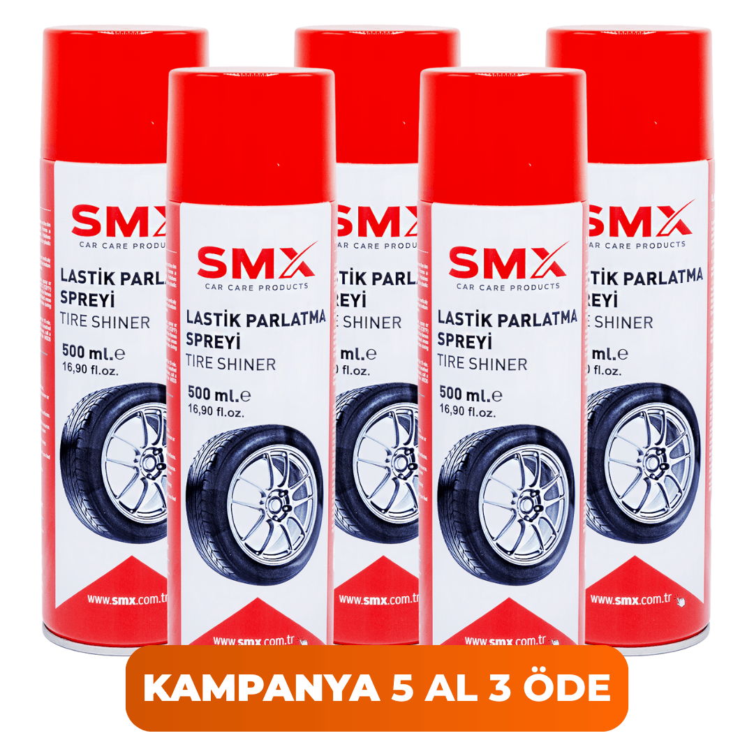 Lastik Parlatma Spreyi 500 ml 🎁 5 Al, 3 Öde!
