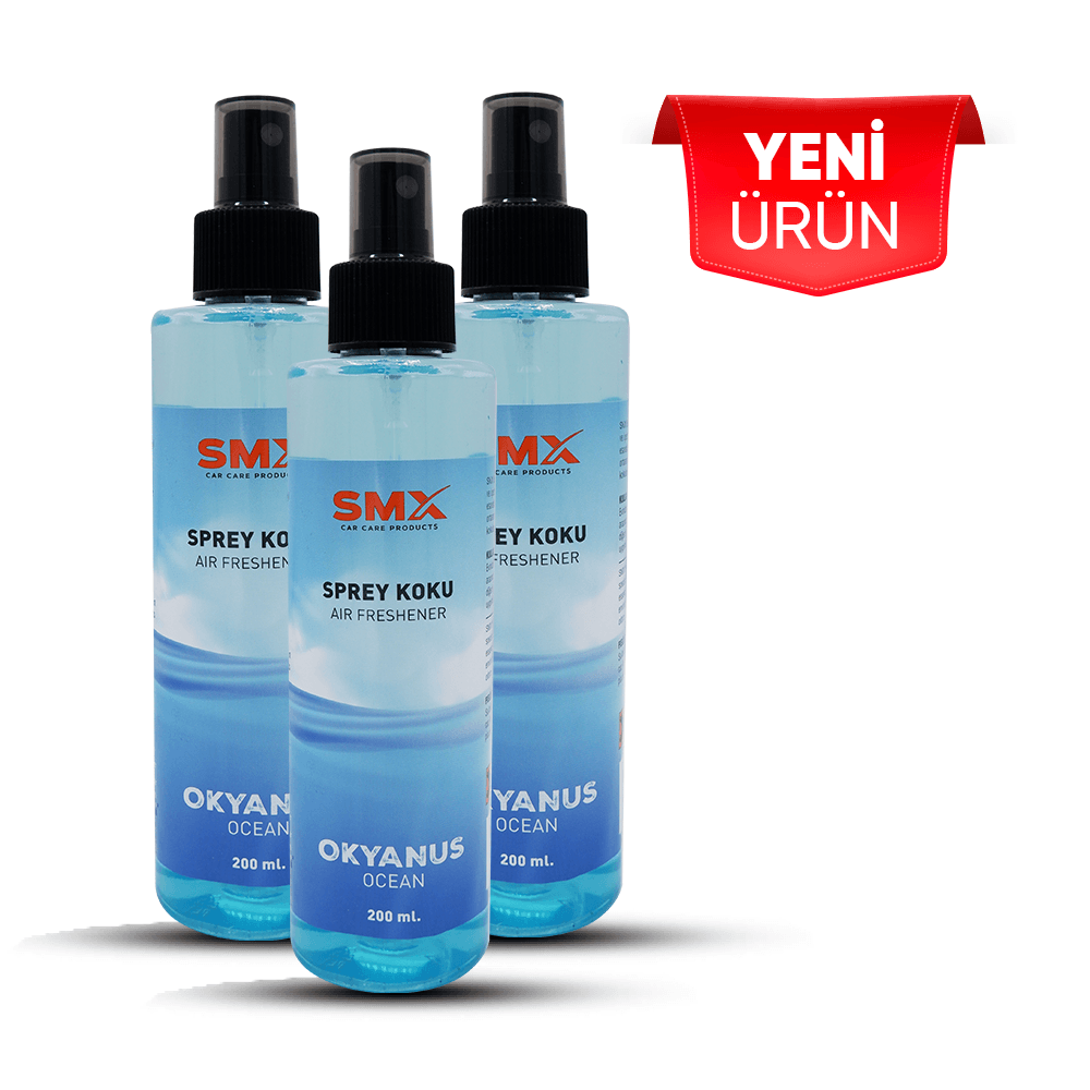 Okyanus Oto Kokusu 200 mL. 3 Adet (Parfüm)