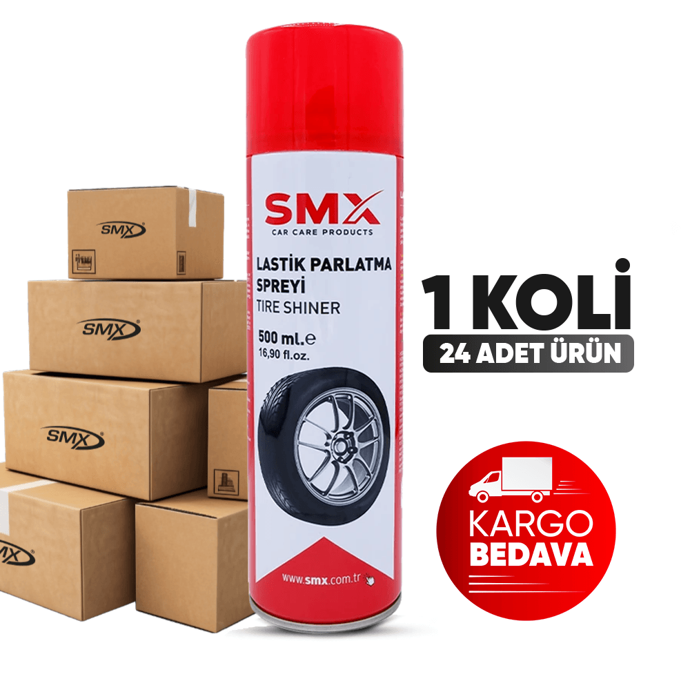Lastik Parlatma Spreyi 500 ml 24 Adet 1 Koli