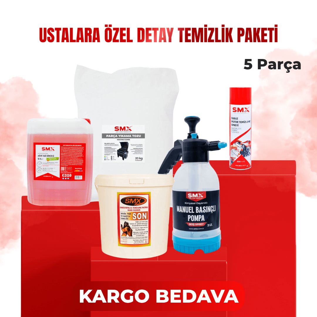 USTALARA ÖZEL DETAY TEMİZLİK PAKETİ
