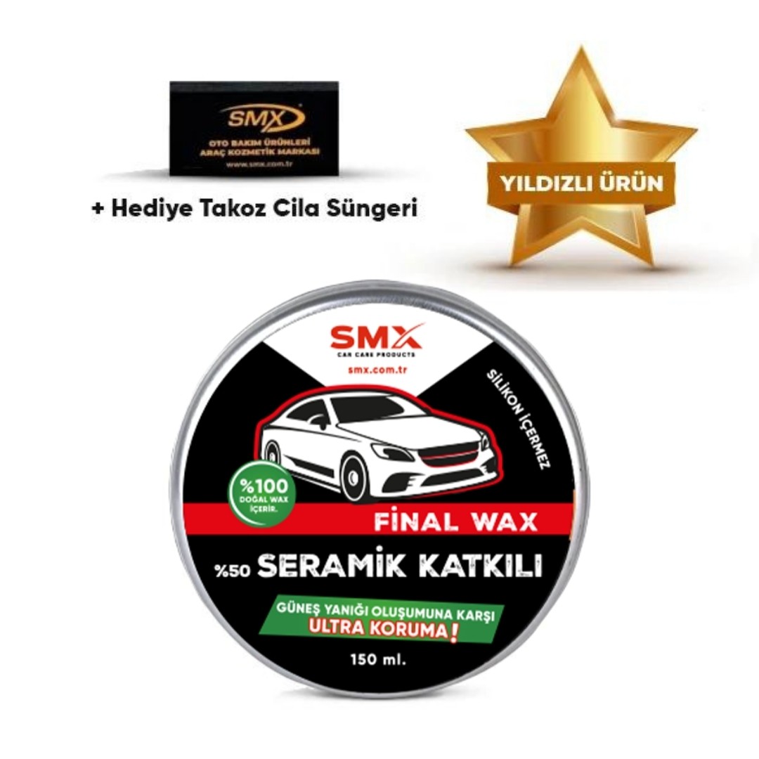 Final Wax 150 mL + Hediye Takoz Cila Süngeri 