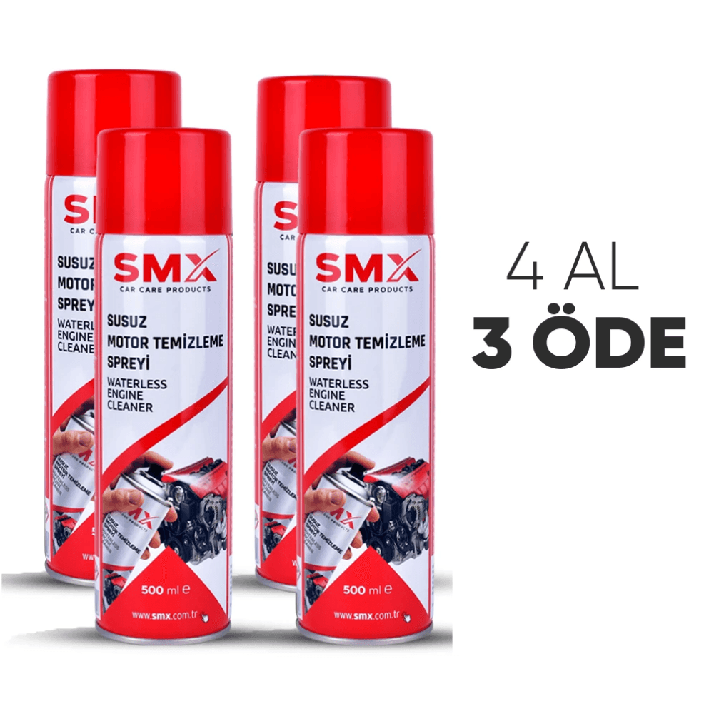 Susuz Motor Temizleme Spreyi 500 mL  🎁 4 Adet Al, 3 Öde!