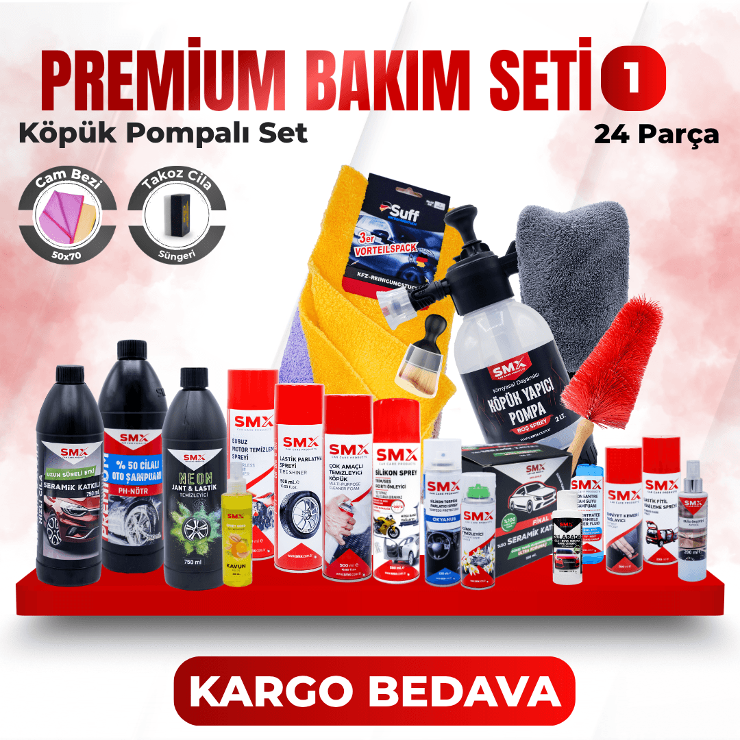 Premium Bakım Seti 1 🏆(24 Parça Ürün🔥)