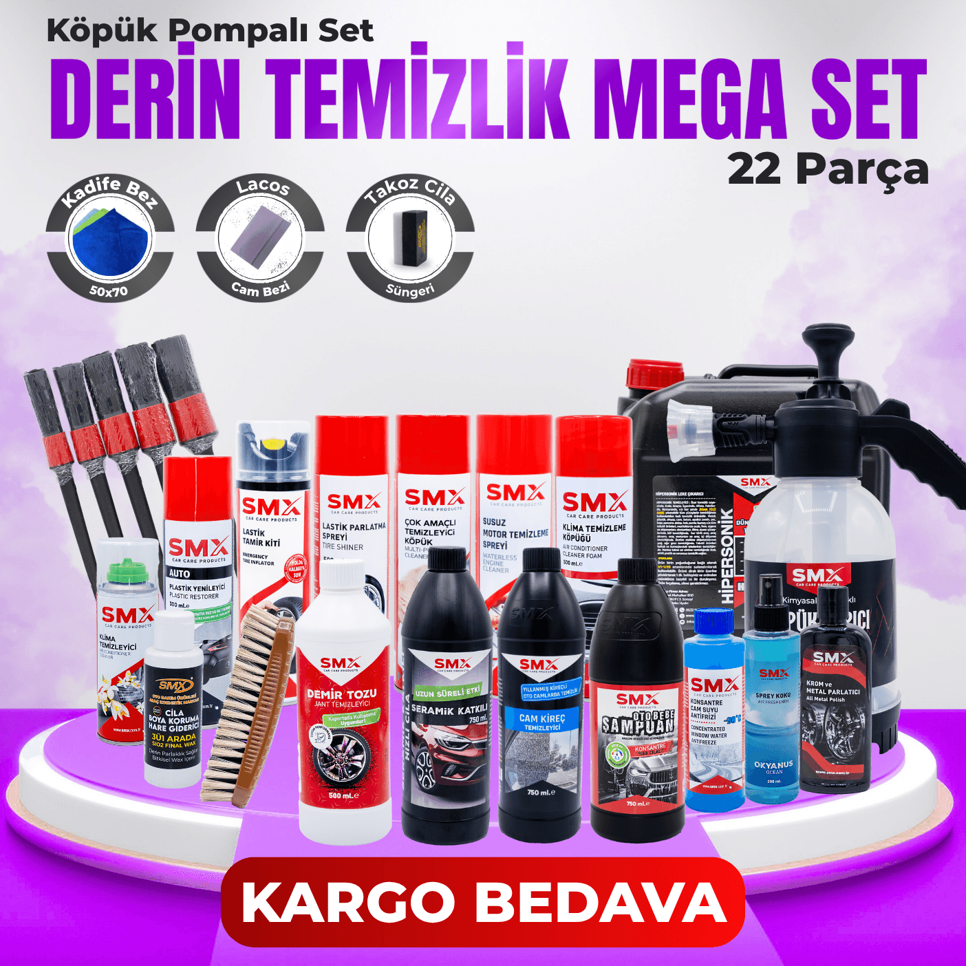Derin Temizlik Mega Set (22 Parça)