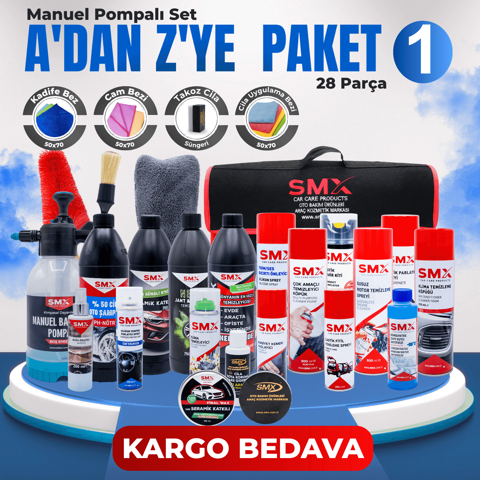 1 - A'dan Z'ye Paket (28 Parça)
