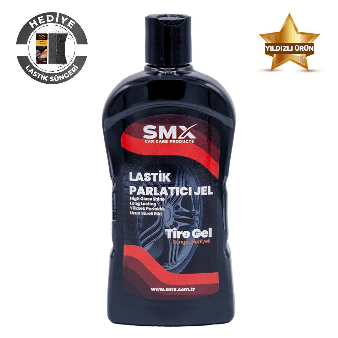 Jel Lastik Parlatıcı 500 Ml + Sünger Hediye