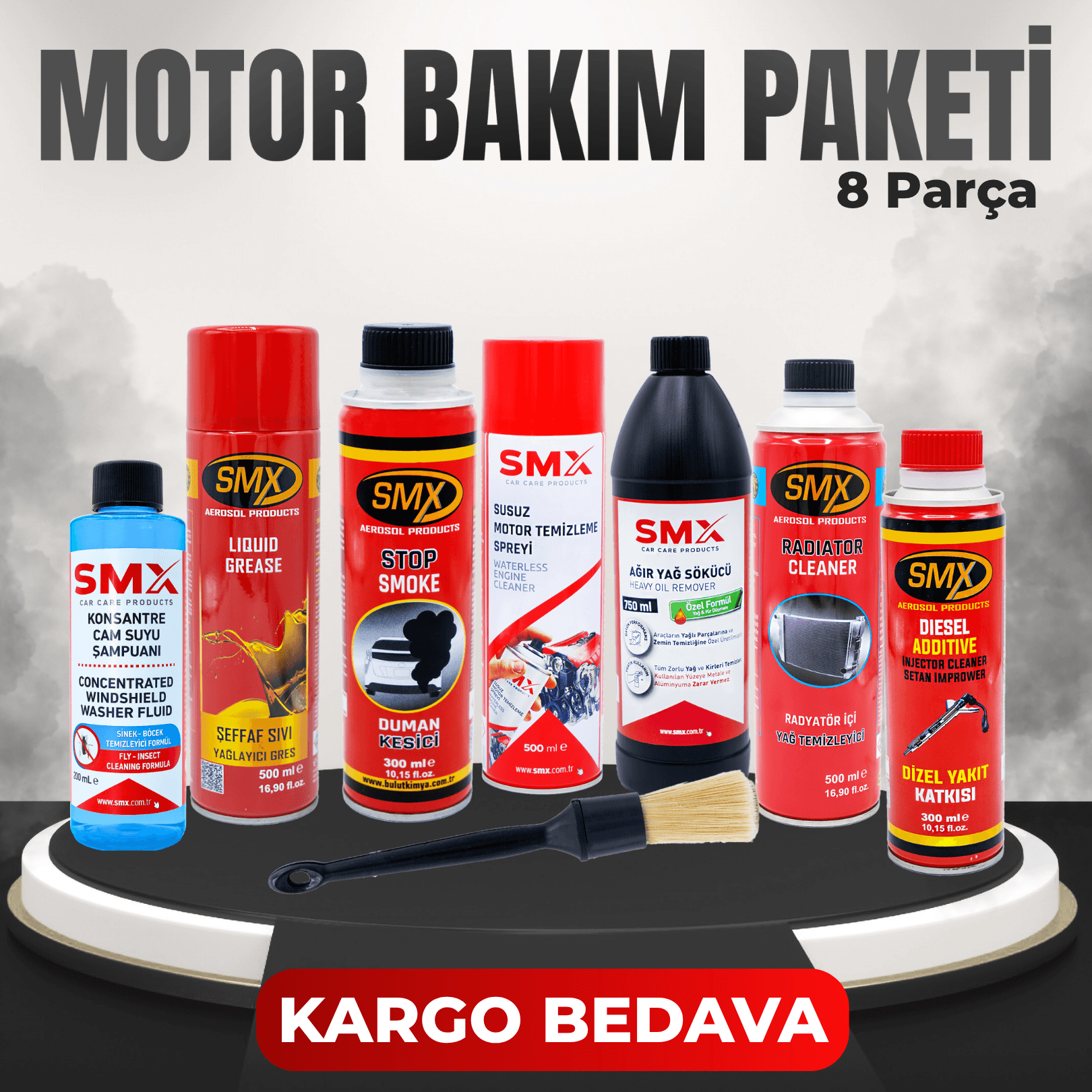 Motor Bakım Paketi (8 Parça)
