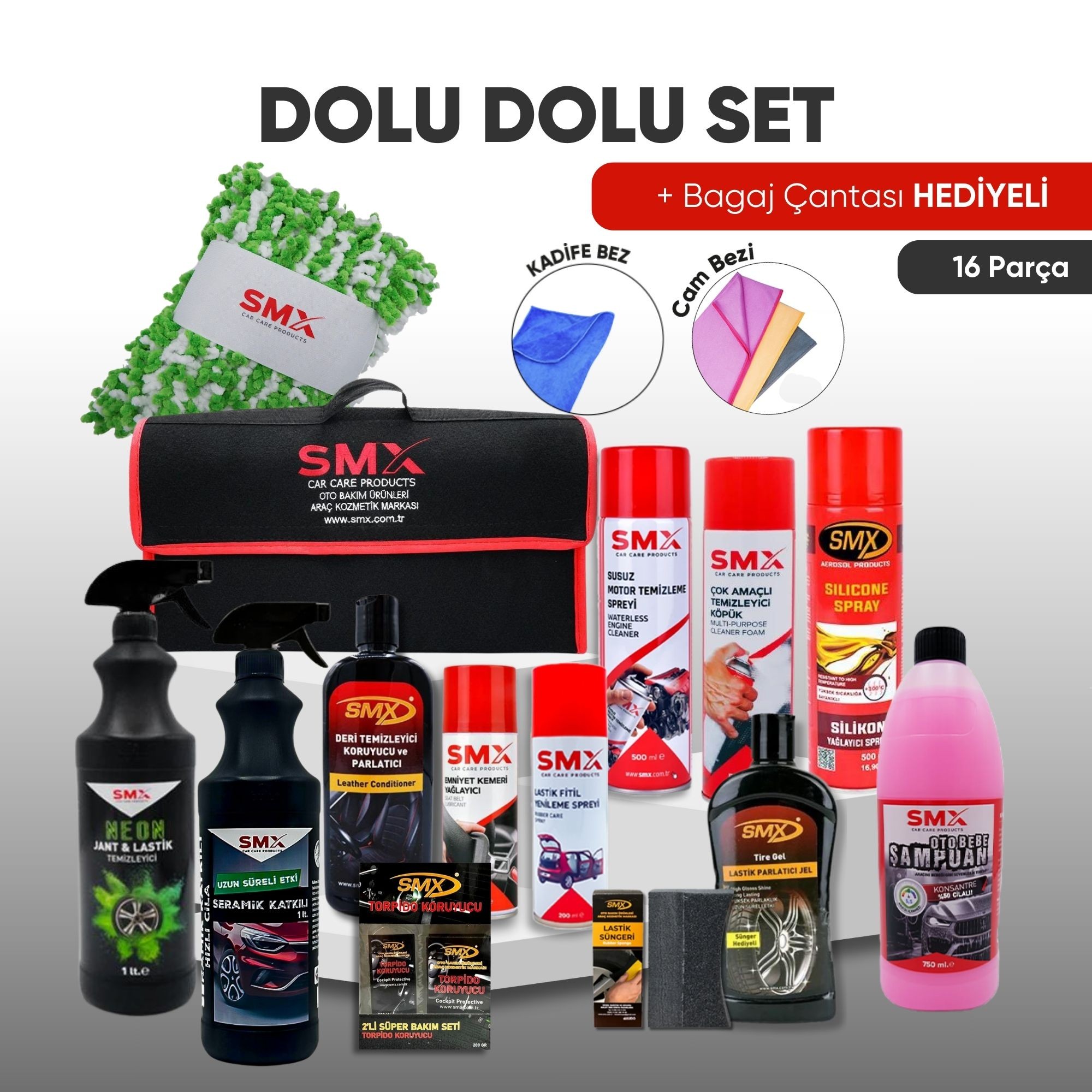 🚀 Premium 🚀 Dolu Dolu Set + Hediye Bagaj Çantası (Tükeniyor ⏰)