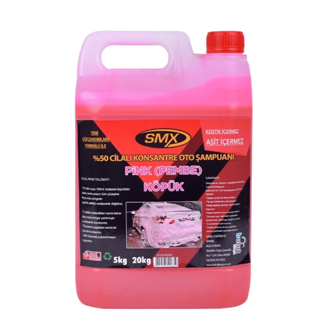 Pink %50 Cilalı Oto Şampuanı 5 Lt.