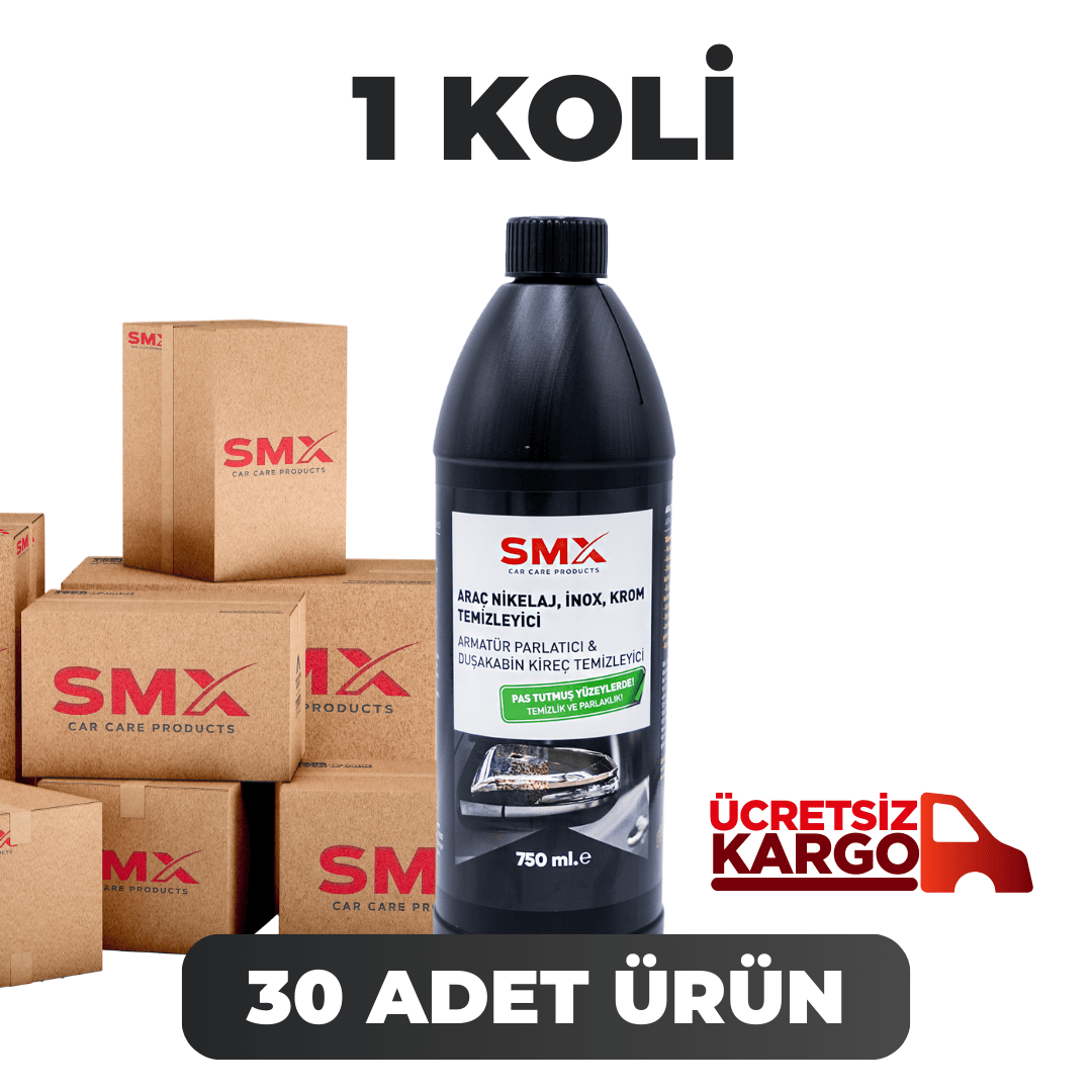 İnox Krom ve Nikelaj Temizleyici 750 Ml 30 Adet (1 Koli)