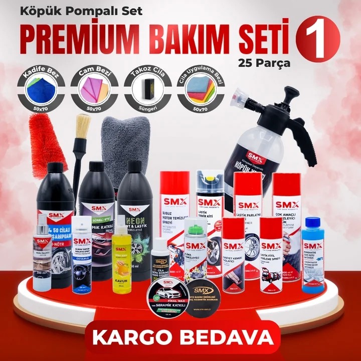 Premium Bakım Seti 1 (25 Parça Ürün)