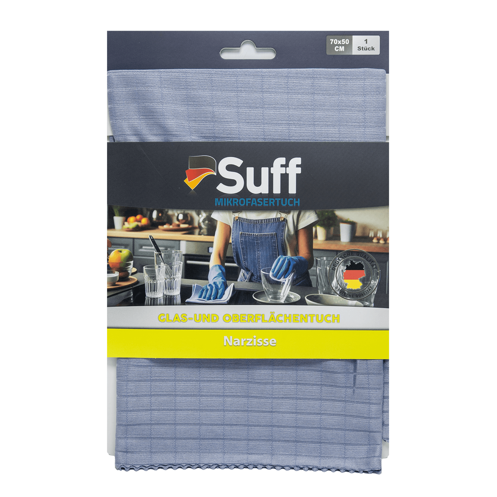 Suff Narzisse Çizgili Cam Bezi 70x50 0625