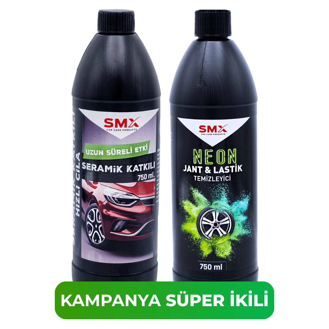  Demir Tozu & Jant Temizleyici 500 Ml + Neon Jant & Lastik Temizleyici 750 ml.