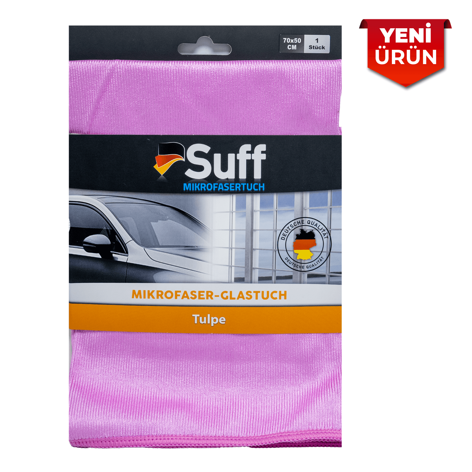 Suff Mikrofiber Cam Bezi Tulpe 70x50 0427