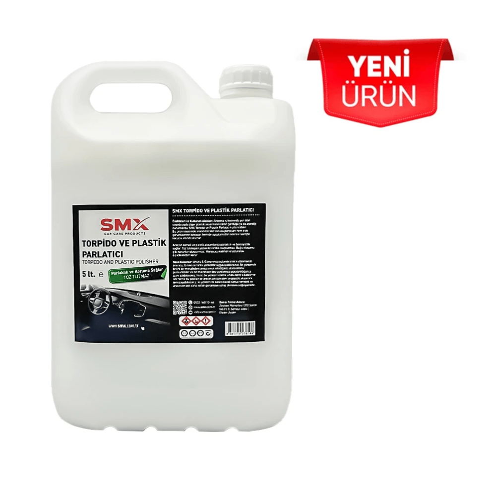 Torpido ve Plastik Parlatıcı 5 Lt. (Konsantre)