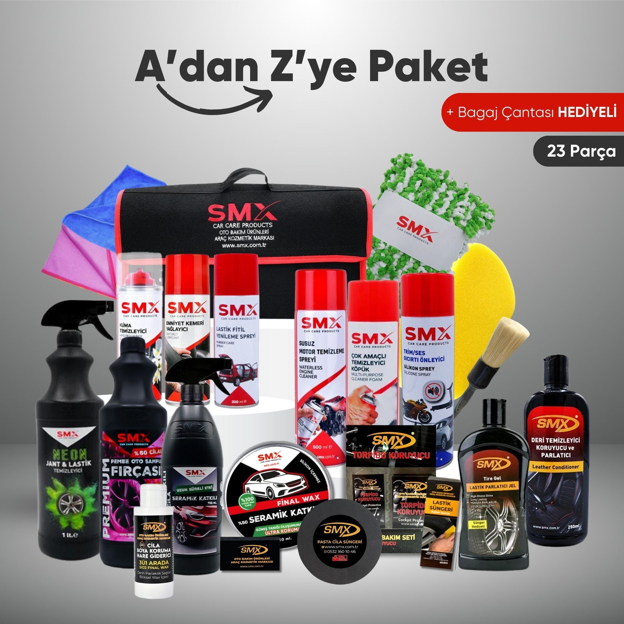 🌟 Premium 🌟 A'dan Z'ye PAKET + Bagaj Çantası (Net %10 İndirim🎯)