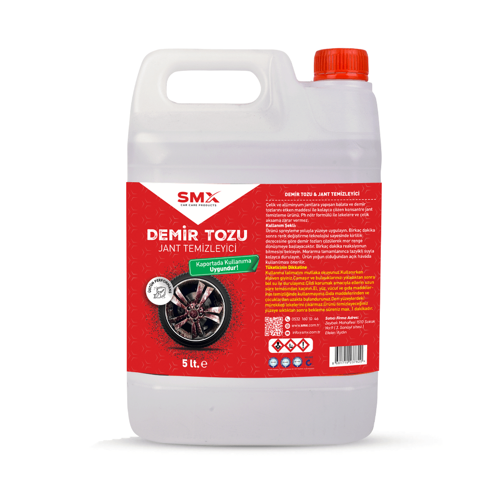 Demir Tozu & Jant Temizleyici 5 Lt.