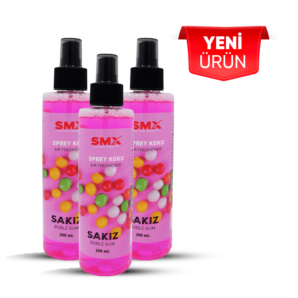 Sakız Oto Kokusu 200 mL. 3 Adet (Parfüm)