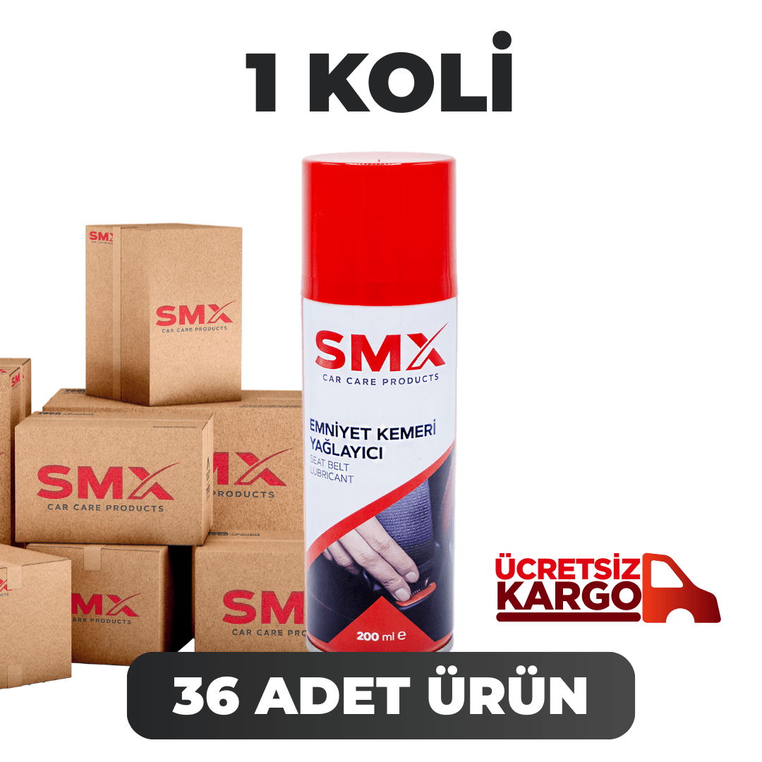 Emniyet Kemeri Yağlayıcı 200 mL. 36 Adet 1 Koli