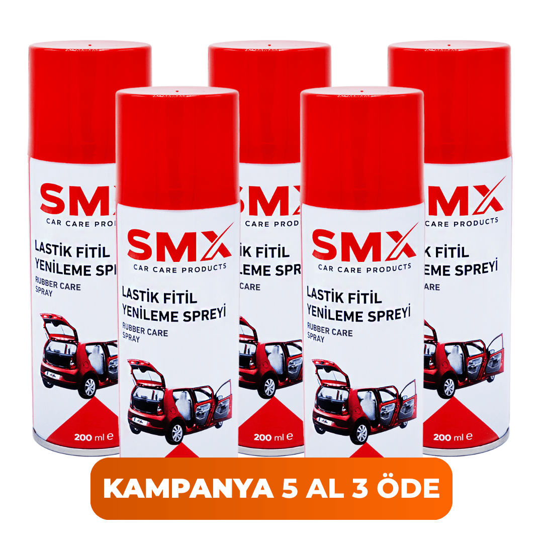 Lastik & Fitil Yenileme Spreyi 200 ML 5 Adet 🎁 5 Al, 3 Öde!
