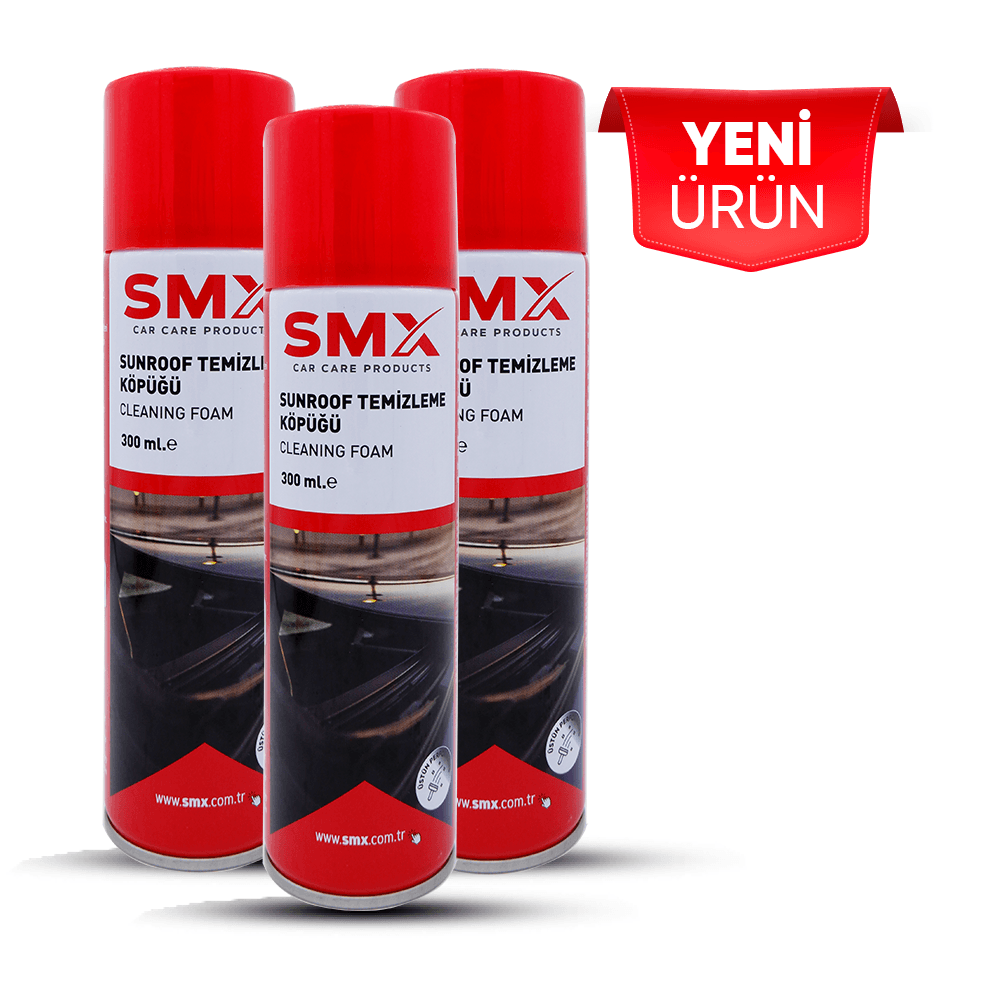 Sunroof Temizleme Köpüğü 300 mL. 3 Adet