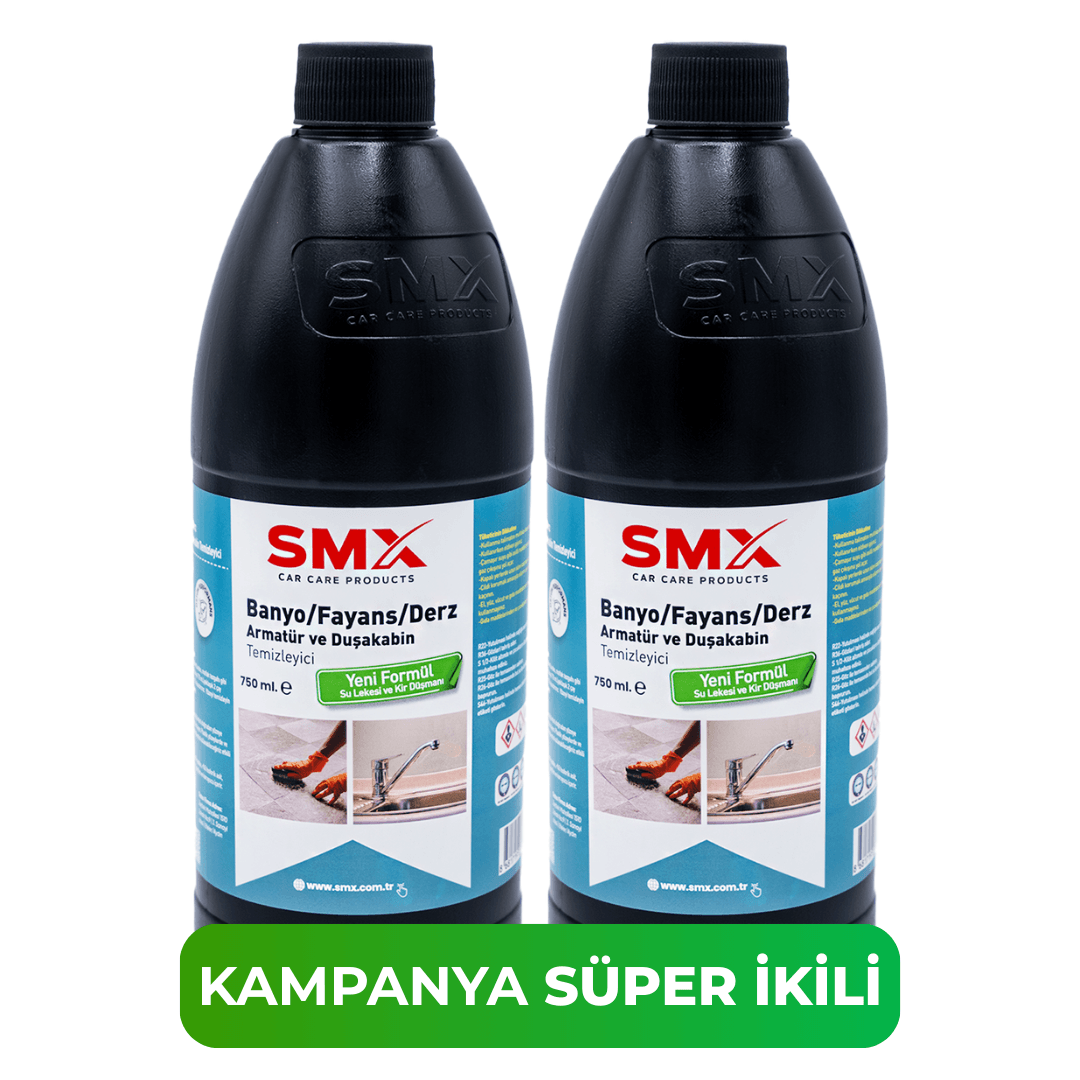 Banyo-Fayans-Derz-Armatür ve Duşakabin Temizleyici 750 Ml.   2 Adet