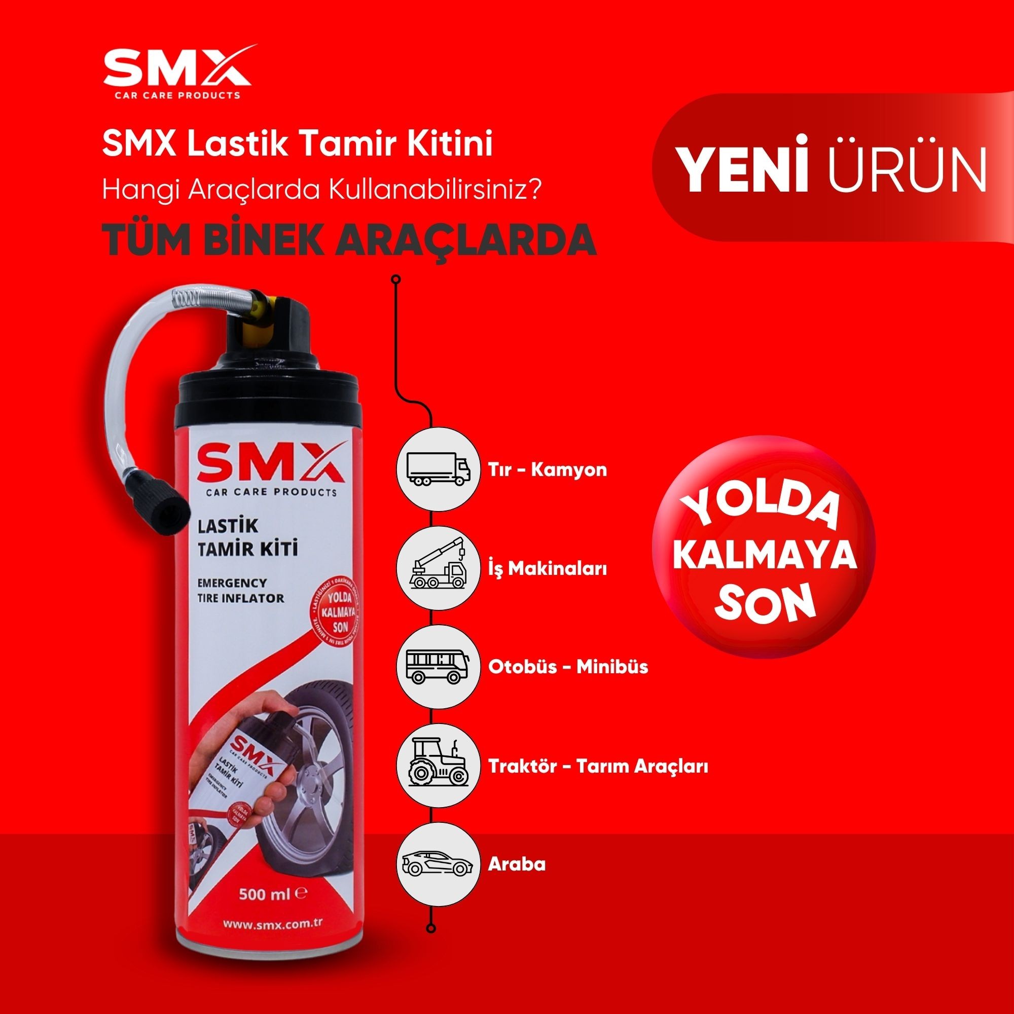 SMX LASTİK TAMİR KİTİ 500ML