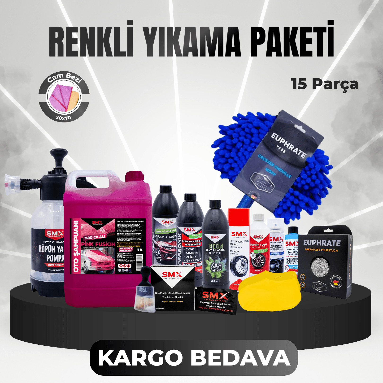 Renkli Yıkama Paketi 🌈 (15 Parça Ürün🔥)