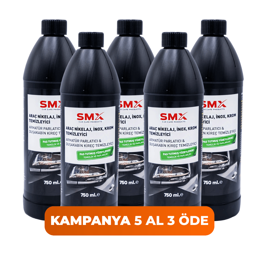 İnox Krom ve Nikelaj Temizleyici 750 ML 🎁 5 Al, 3 Öde!